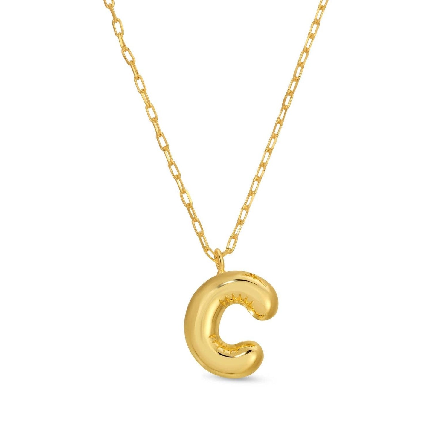 Splendid Iris - Large Balloon Initial Pendant - Assorted - 926 West