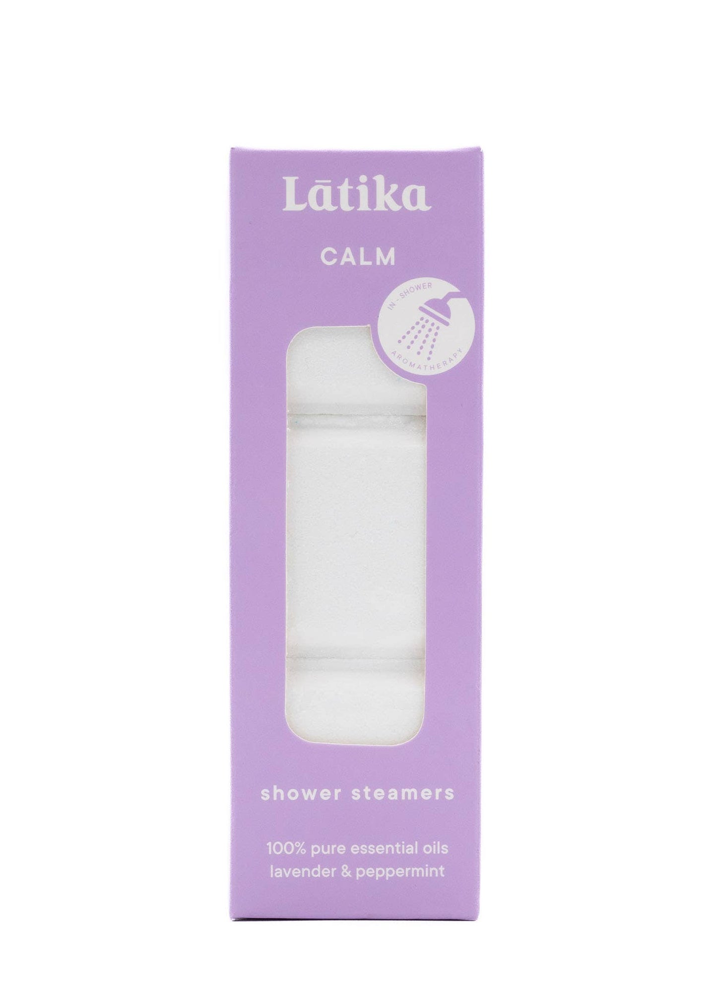 Shower Steamer Lavender Aromatherapy Calm Latika Beauty