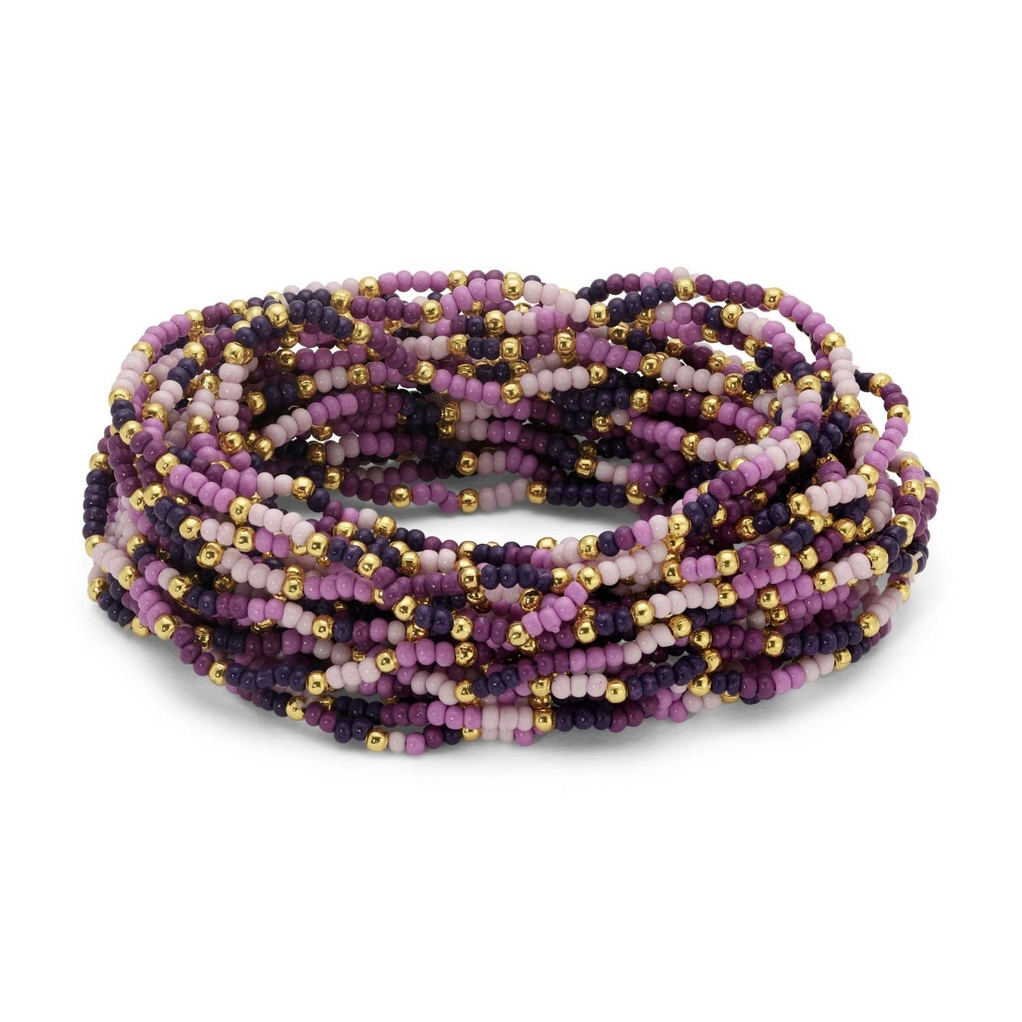 SPLENDID IRIS- Assorted 2mm Stretch Seed Bead Bracelets - 926 West