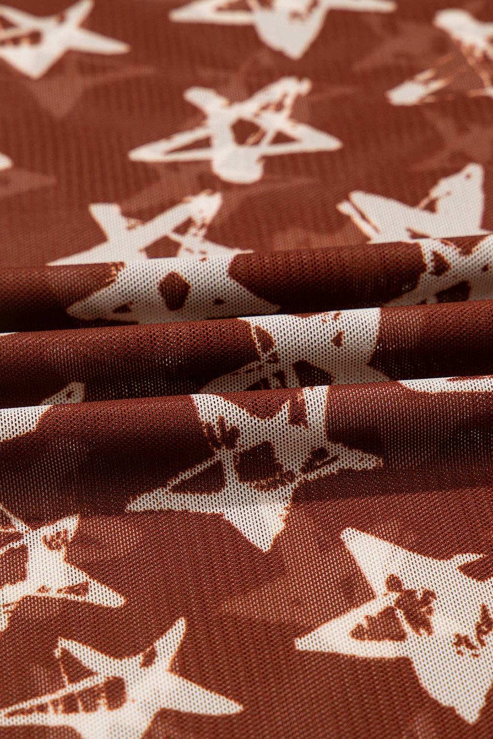 Star Mesh Long Sleeve Top LALA LOO