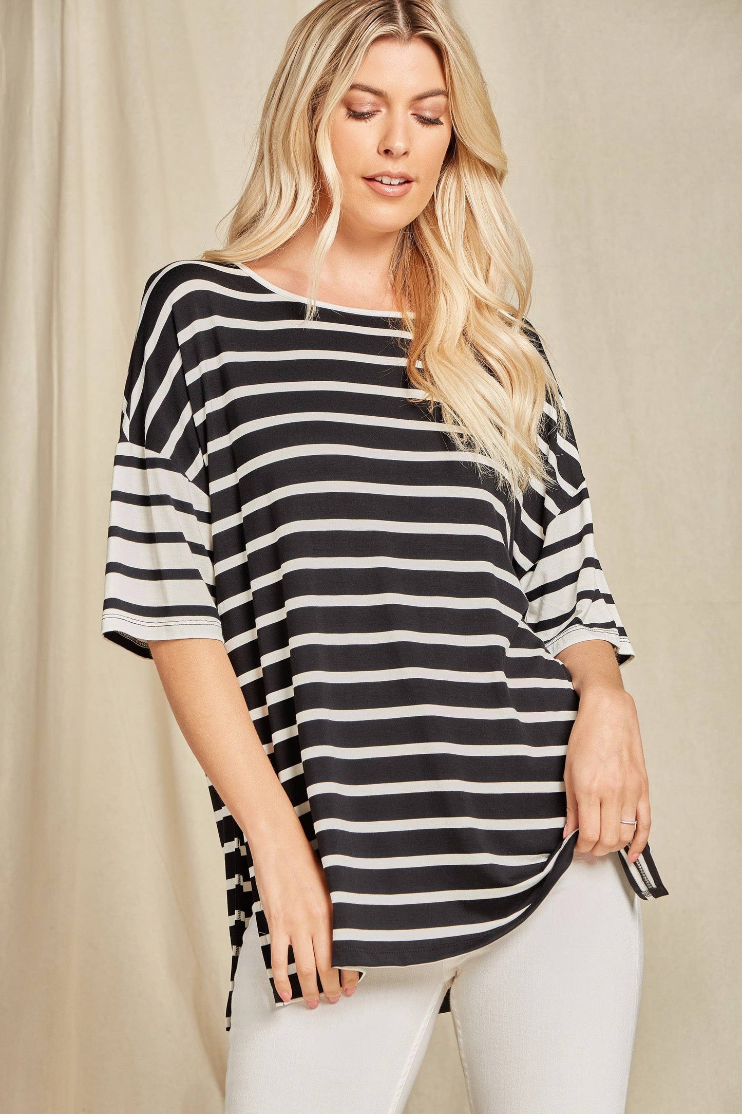 Beeson River - Stripe T Shirt Top