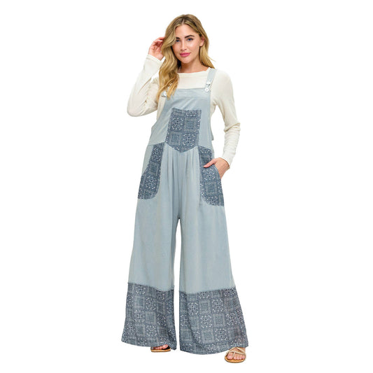 Overall Boho Ruffled Floral Lace Patches