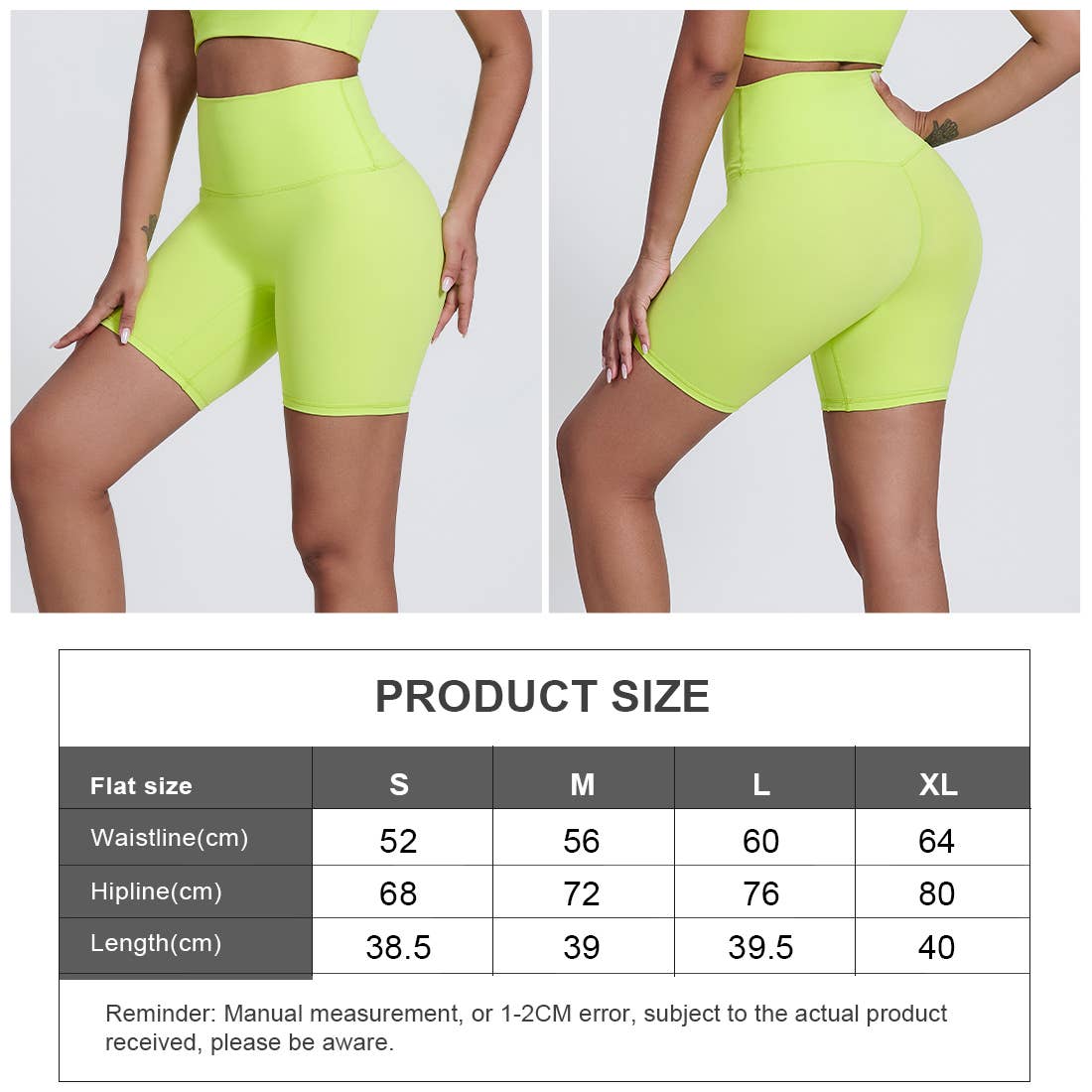 Womne No Front Seam Yoga Sport Shorts Sodalemon