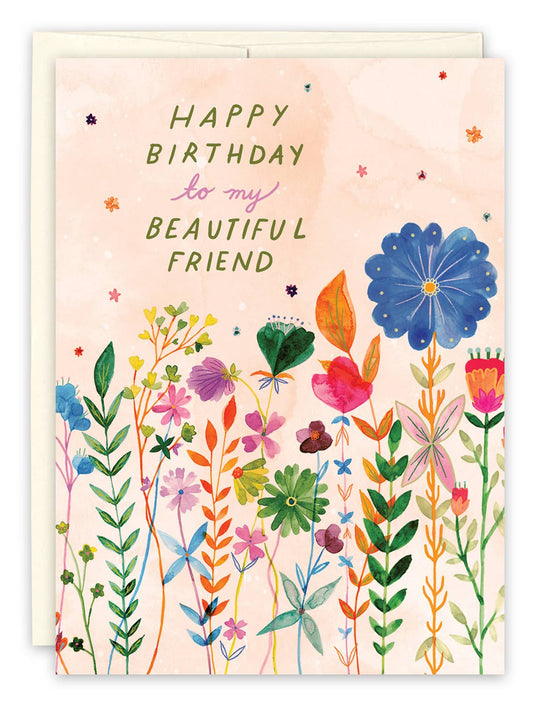 Beautiful Flowers Birthday Card - 926 West
