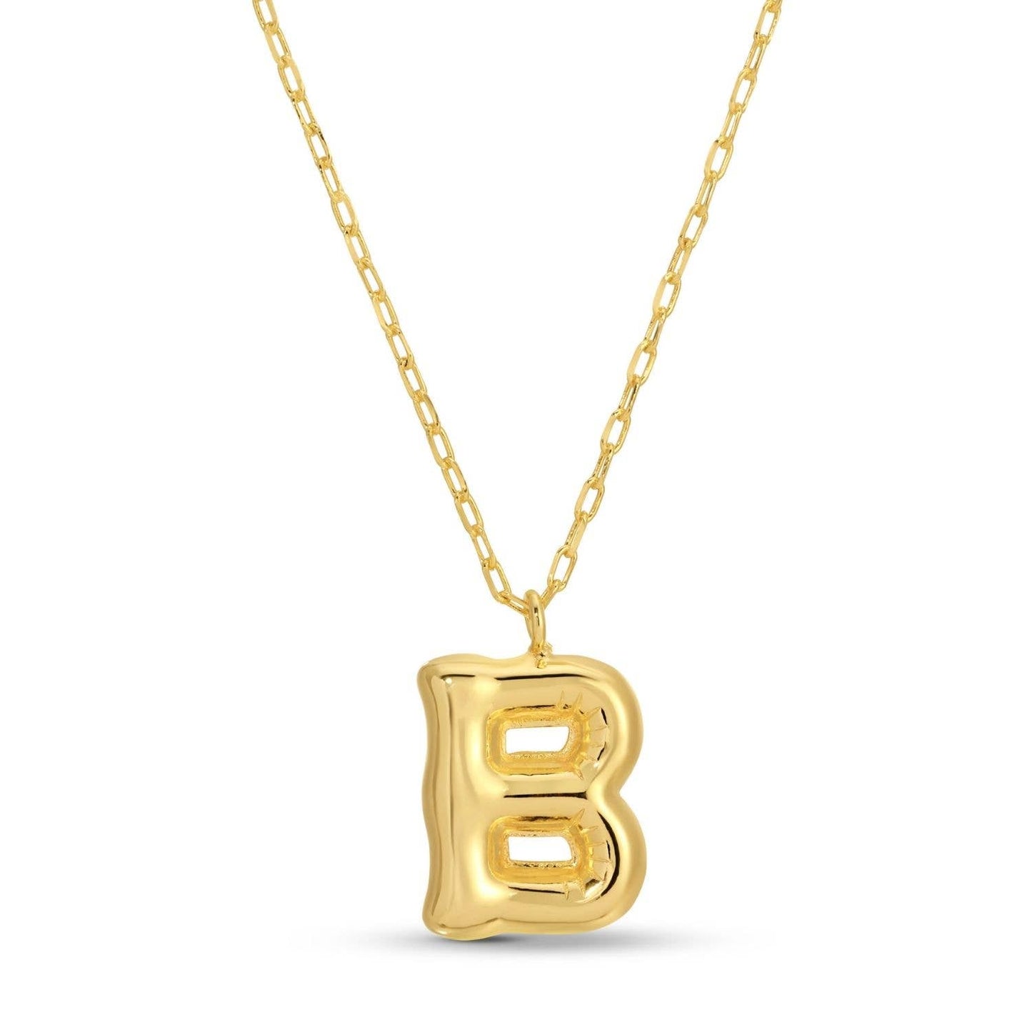 Splendid Iris - Large Balloon Initial Pendant - Assorted - 926 West