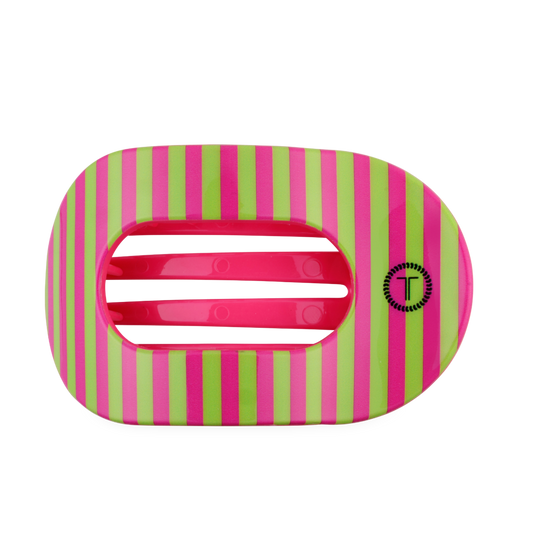 Teleties - Summer Crush | Large | Flat Round Hair Clip