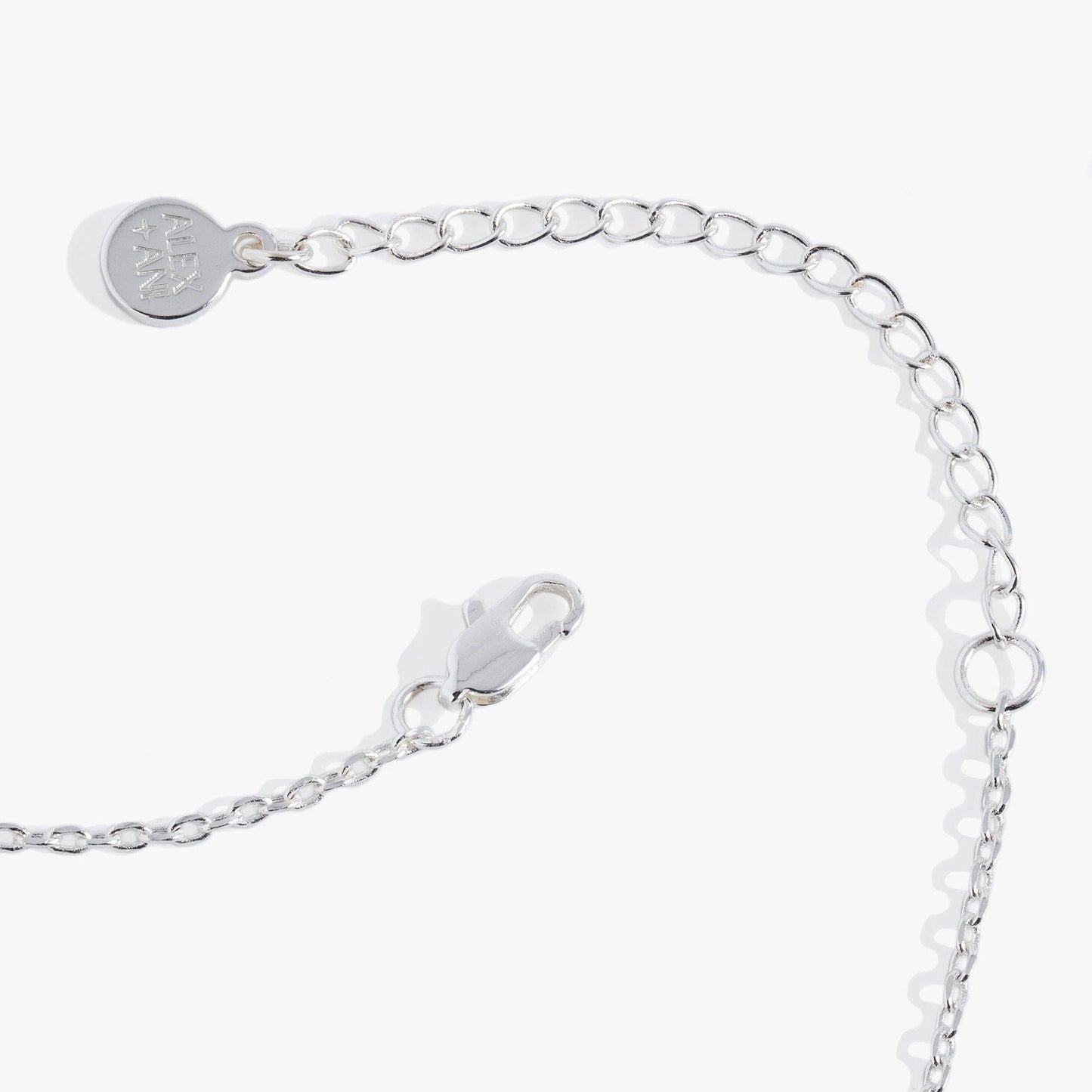 ALEX + ANI - 'Hope' Breast Cancer Awareness Pink Ribbon Necklace