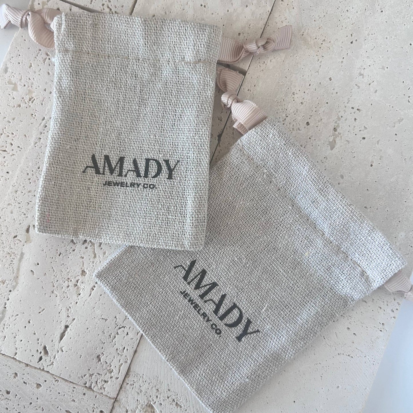 Jewelry bag pouch with logo