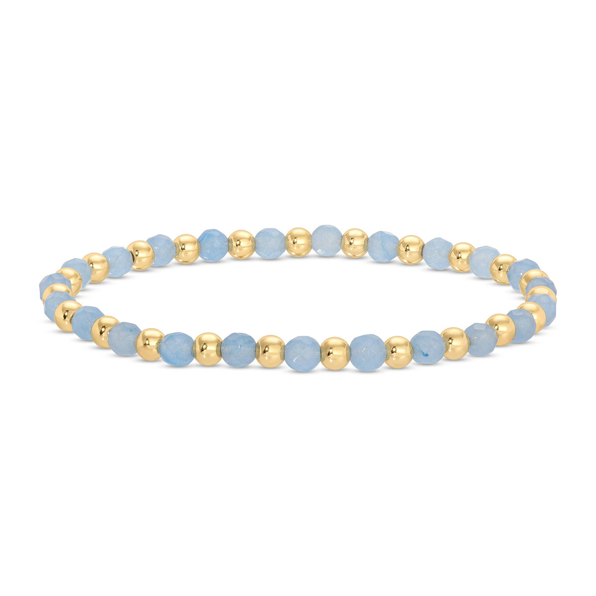 Splendid Iris Stretch Stone & Bead Bracelets - B3296