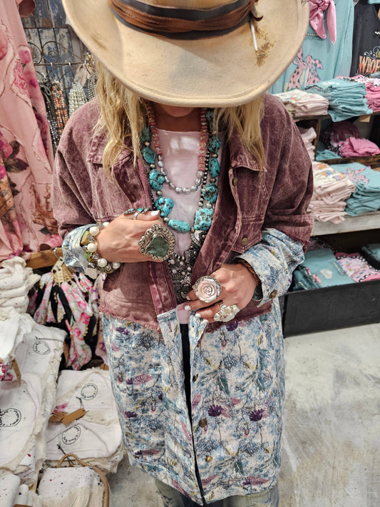 A Rare Bird Burgandy Outlaw Duster & Dress
