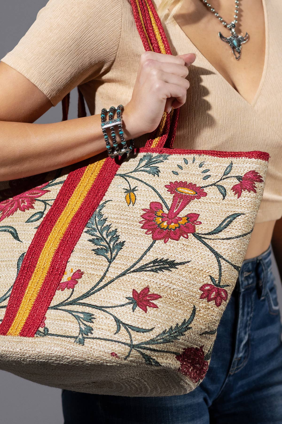 Cherry Dream Jute Bag Urbanista