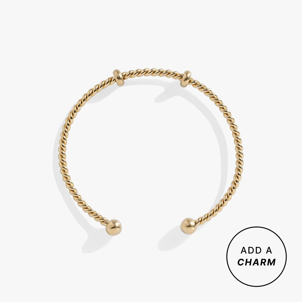 Alex & Ani French Rope Charm Bracelet Cuff