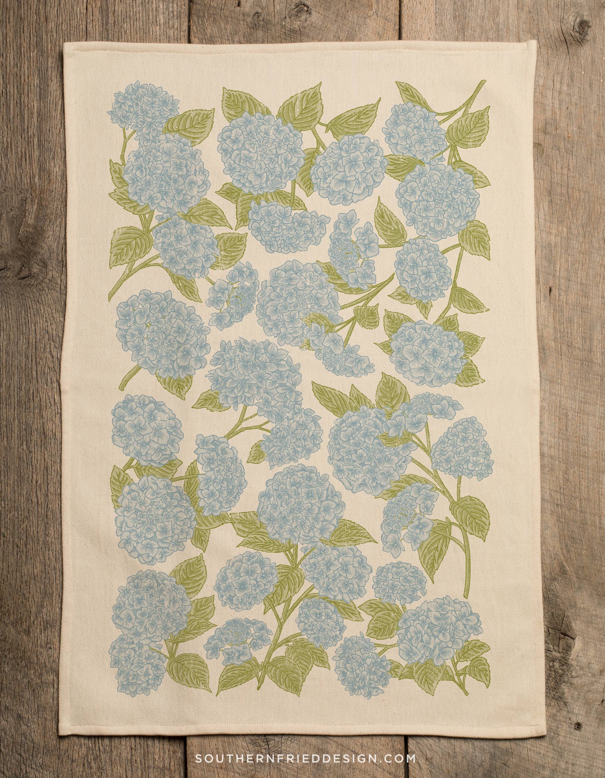 Hydrangea Pattern - Kitchen Towel 926 WEST