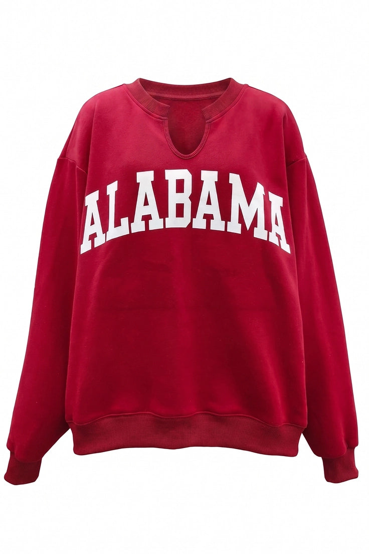 Alabama / AL Reversible Oversized Pullover