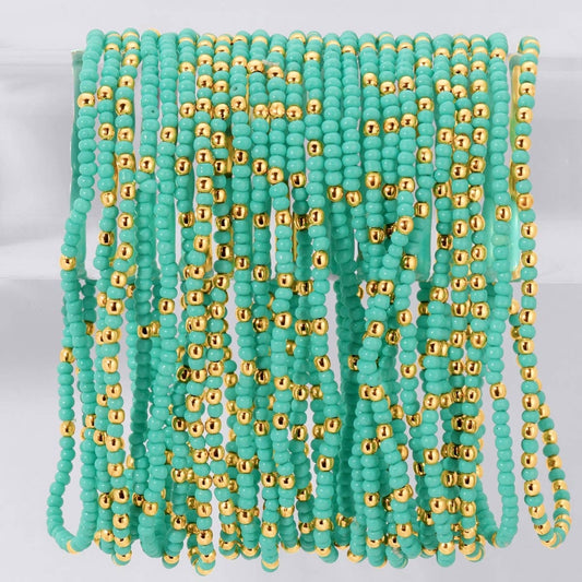 SPLENDID IRIS - Solid Color 2mm Seed Bead Bracelets - 926 West