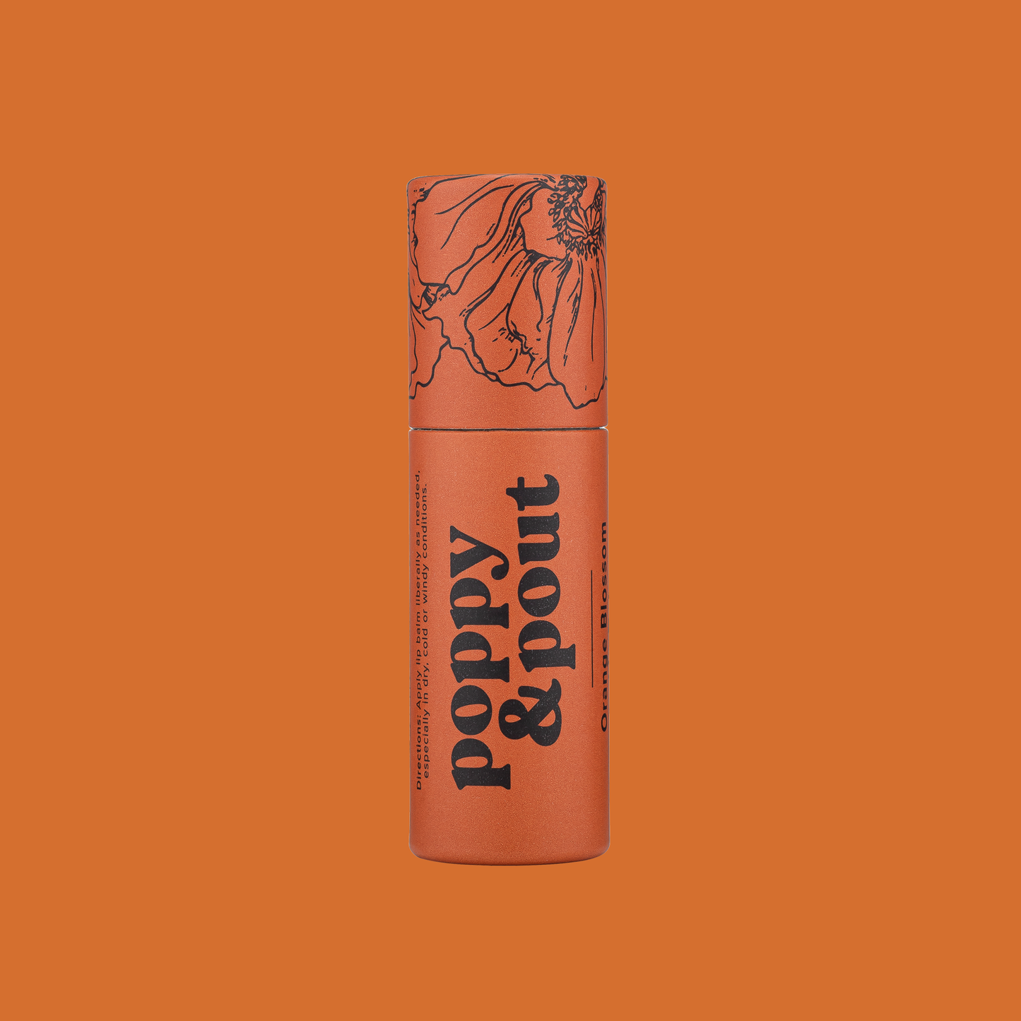 Poppy & Pout -Lip Balm, Orange Blossom