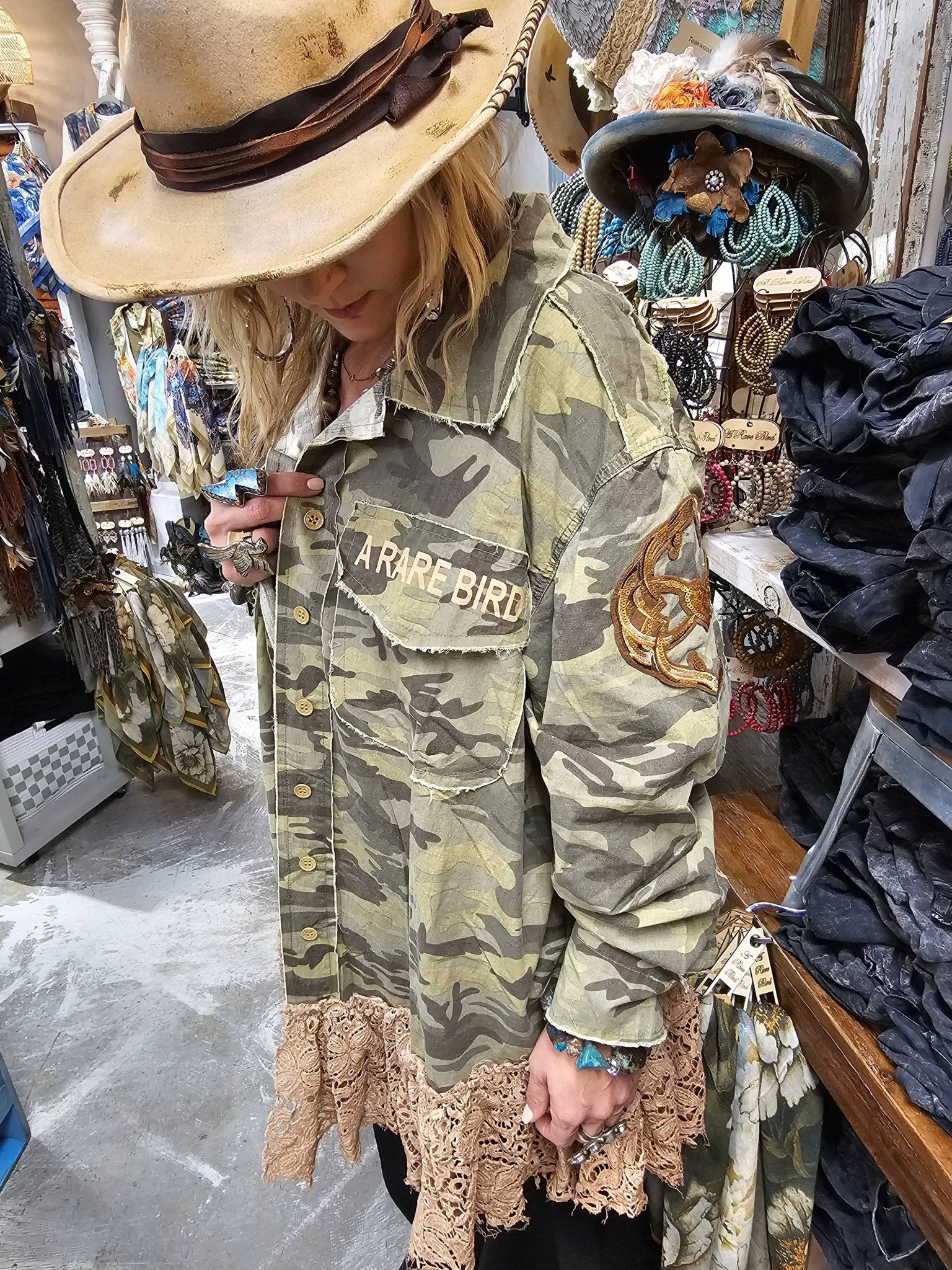 Camo Pearls to Paradise Top - 926 West