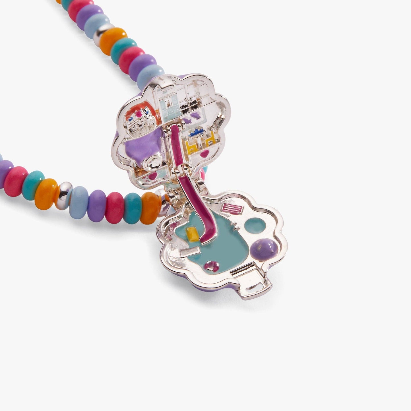 ALEX + ANI - Polly Pocket™ Limited Edition Pool Party Beaded Locket Necklace