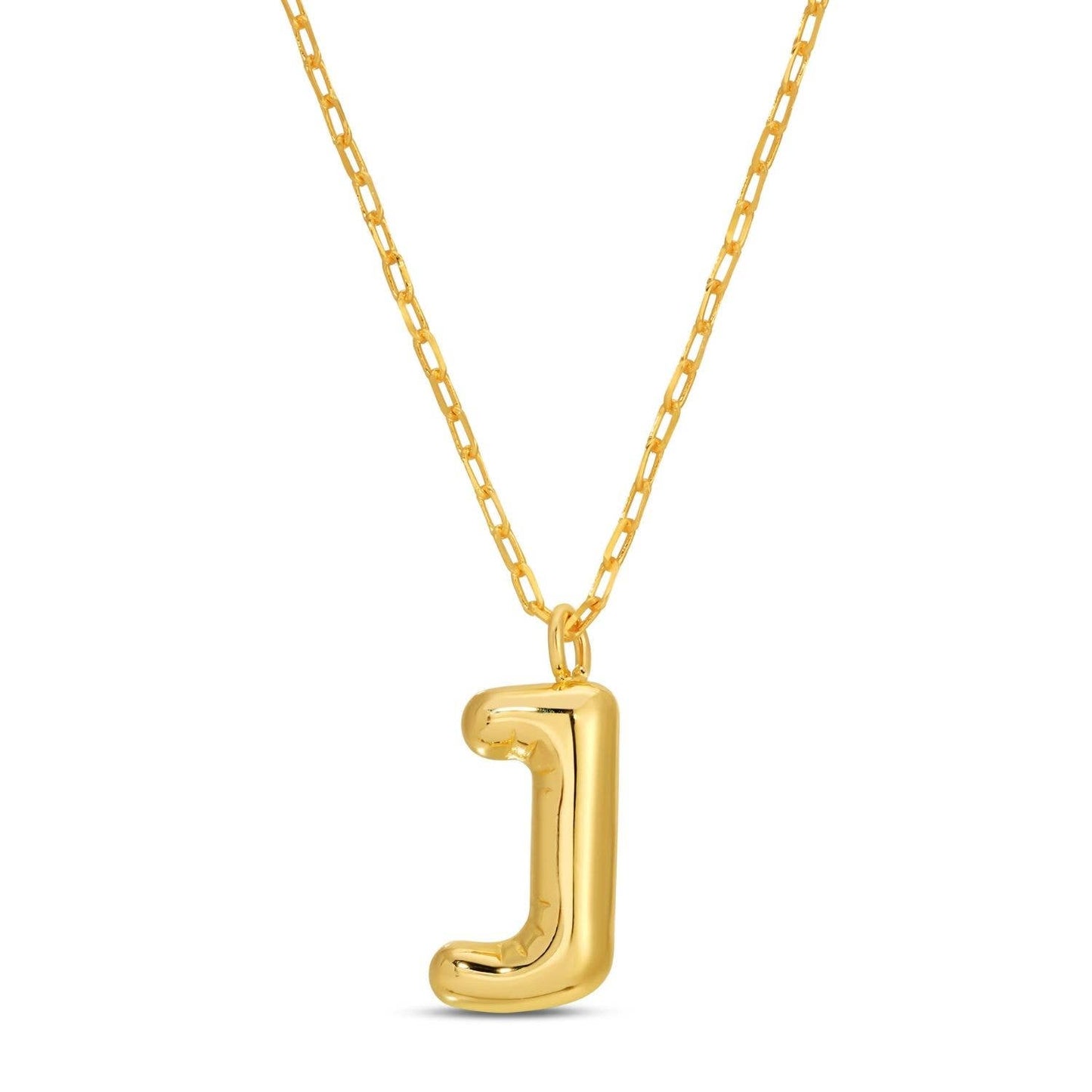 Splendid Iris - Large Balloon Initial Pendant - Assorted - 926 West