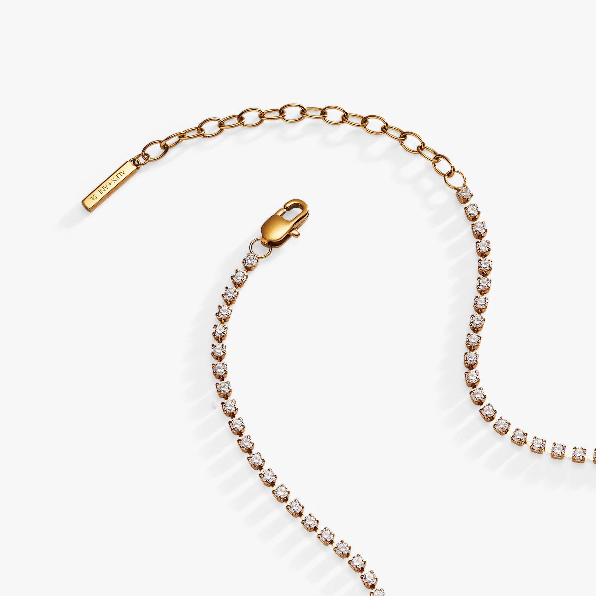ALEX + ANI - "Mama" Crystal Tennis Necklace - 926 West