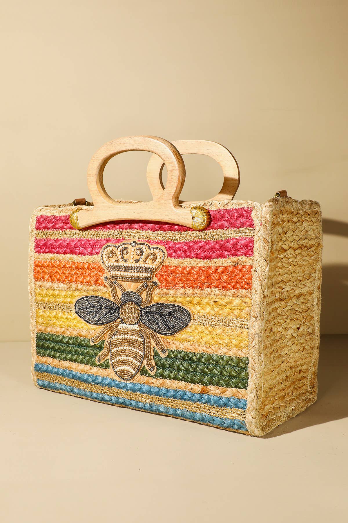 Azure-Bee Jute Tote Bag Urbanista