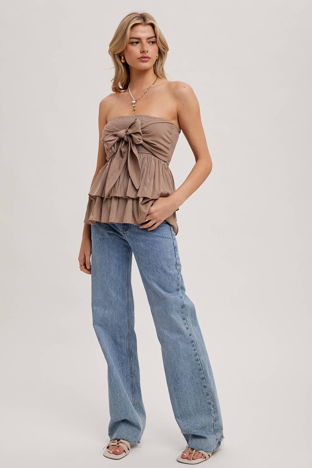 BOW TIE VERSATILE TUBE TOP Bluivy