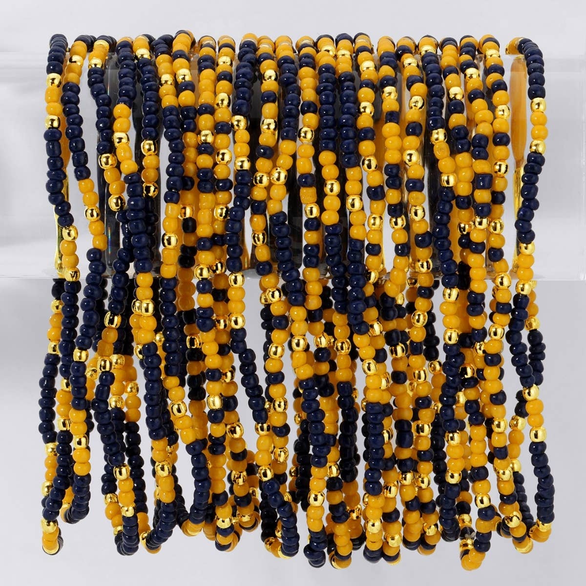 VR -Stretch Seed Bead GAME DAY Bracelets B14 - 926 West