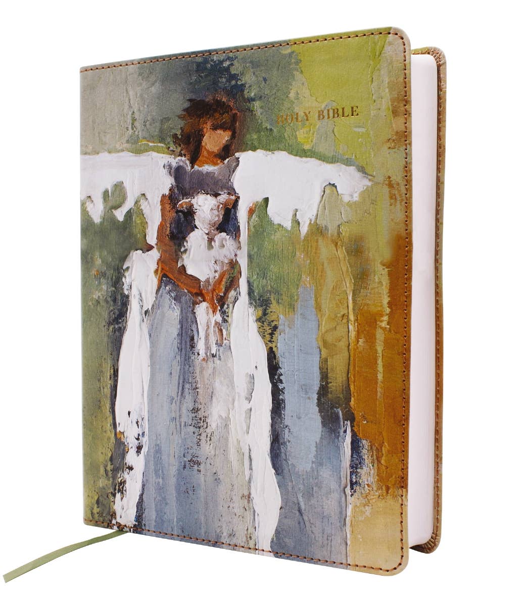 NRSVue Bible Anne Neilson Angel Art Leathersoft Multi-Color - 926 West
