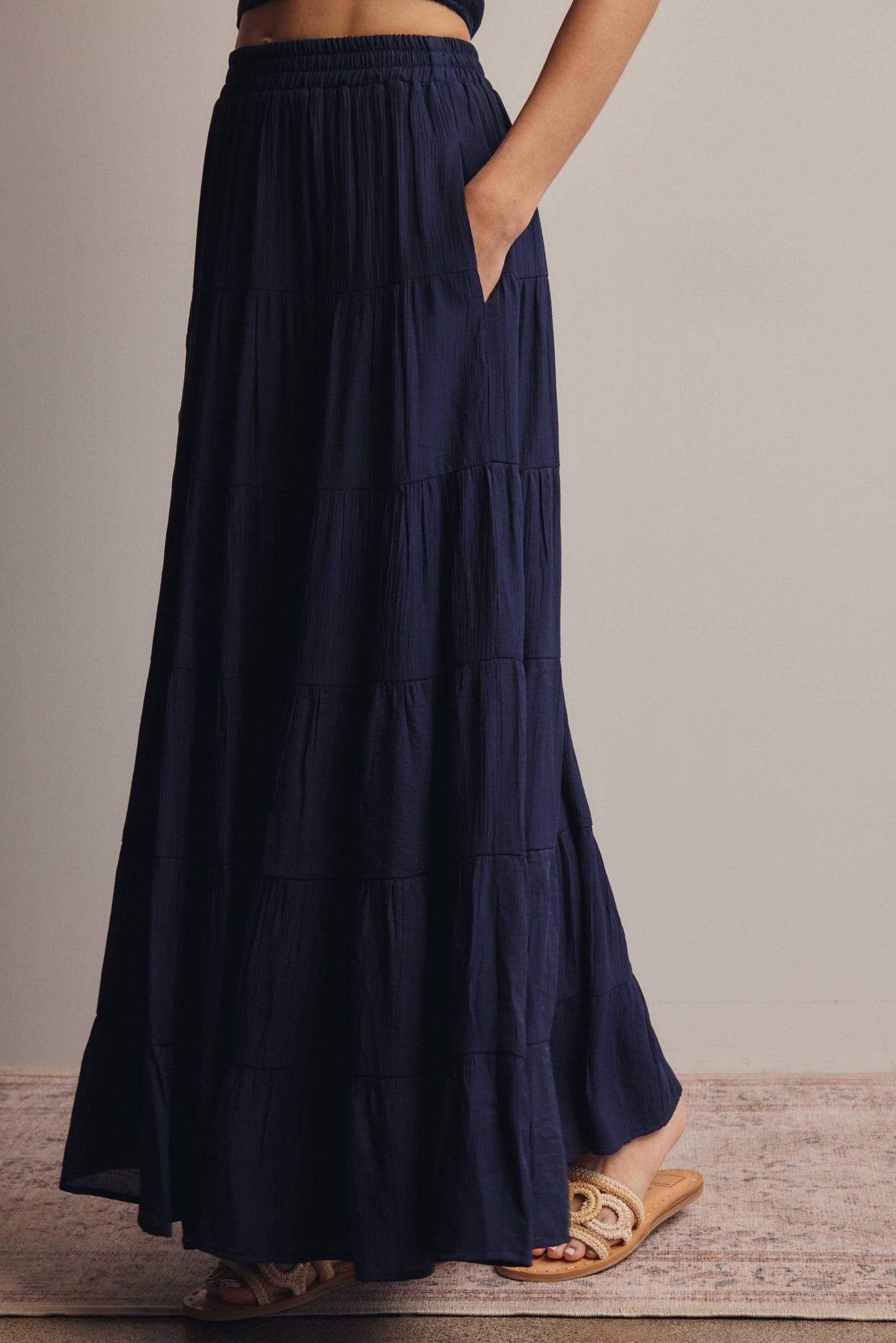 Tiered Maxi Skirt FSK0015
