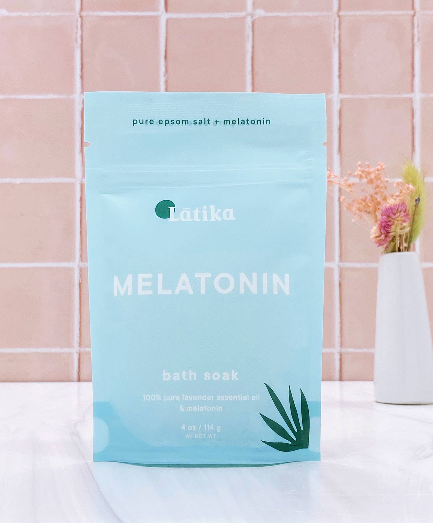 Mother's Day Gift 💗💤 Melatonin Bath Soak for Sleep Assist Latika Beauty
