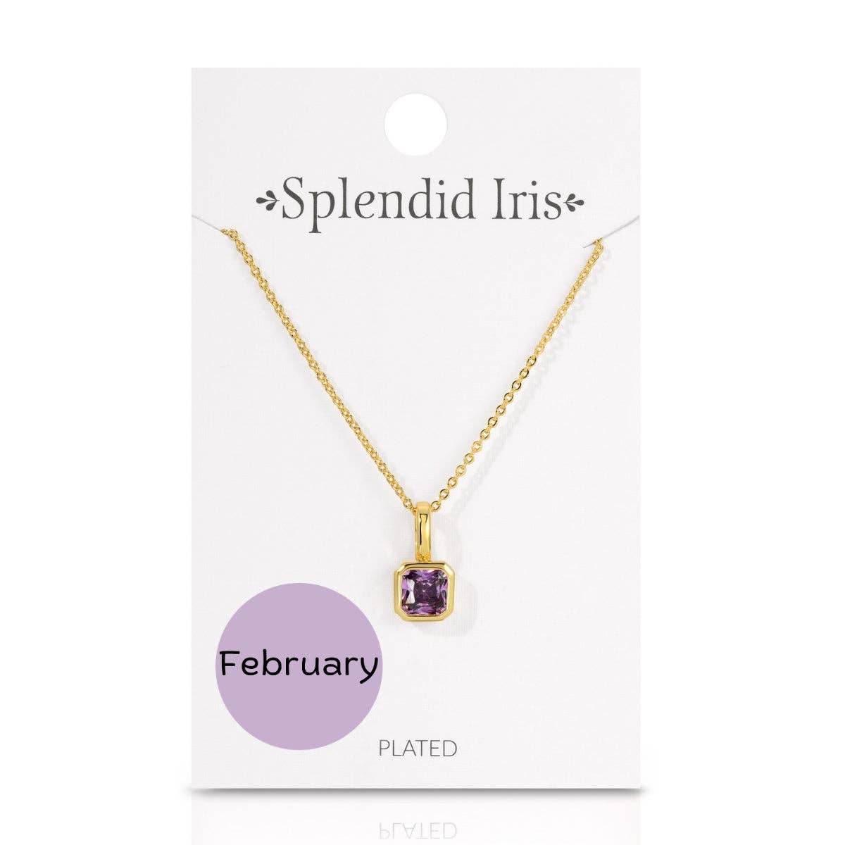 Assorted Birthstone Solitaire Necklaces