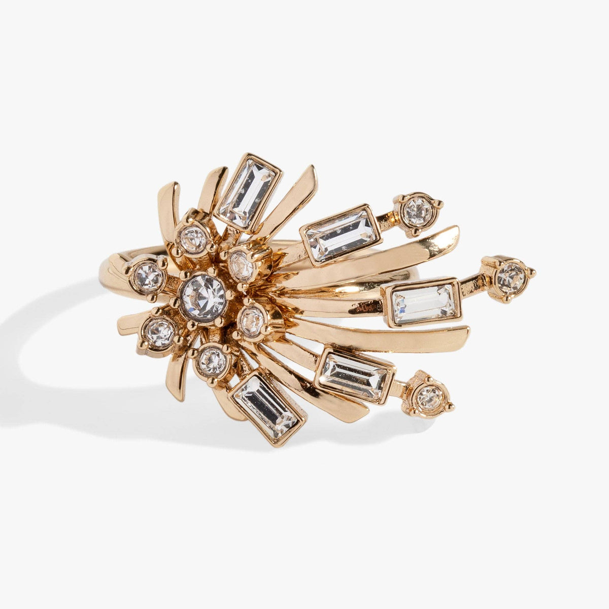 Alex & Ani Festive Sparkle Statement Ring