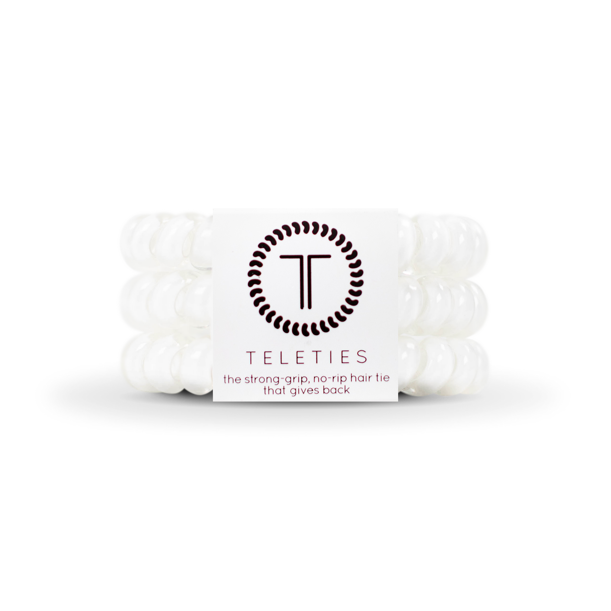 Spiral Hair Coils | Large | Coconut White Hair Ties - 926 West