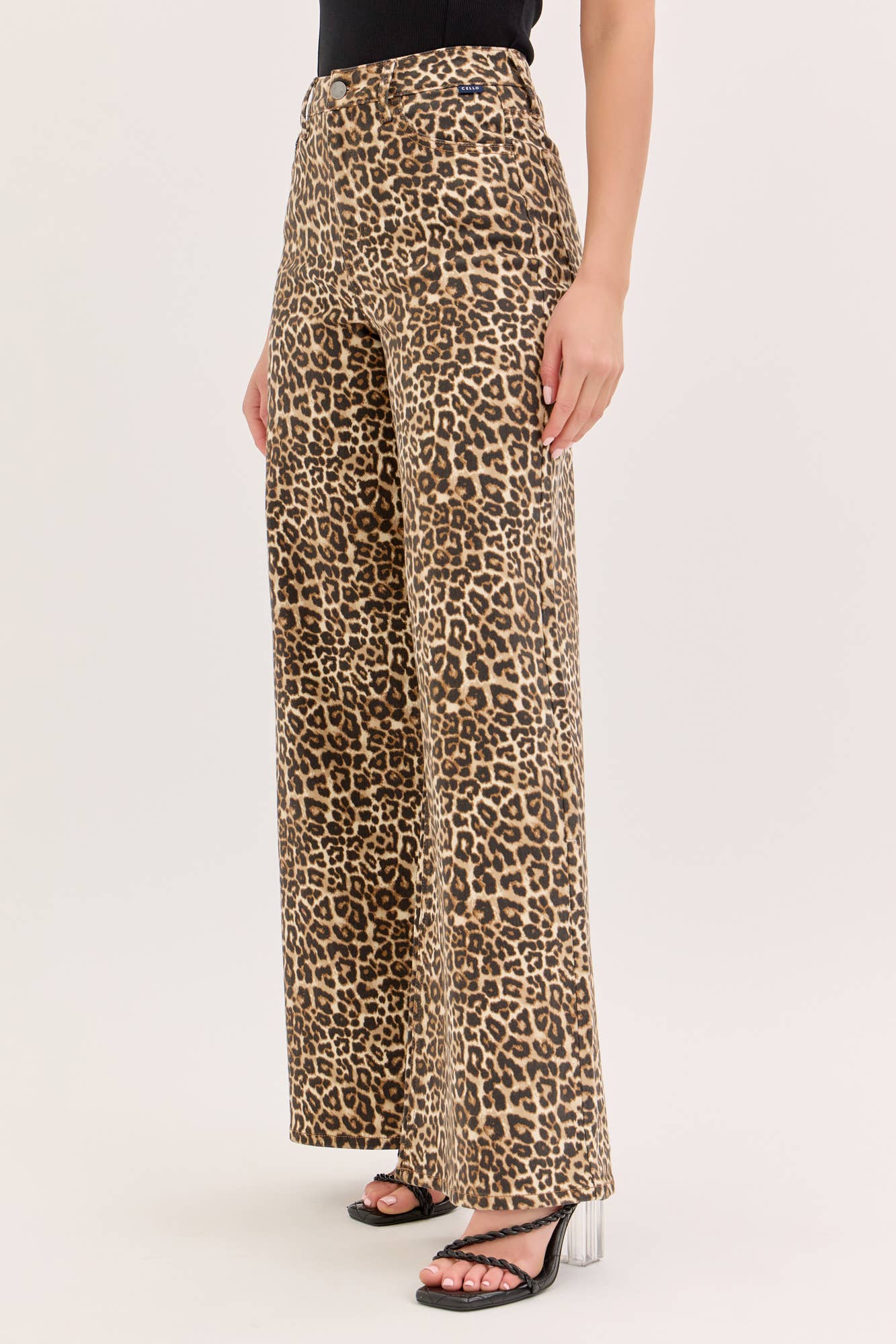 Cello Leopard High Rise Wide Leg - 926 West