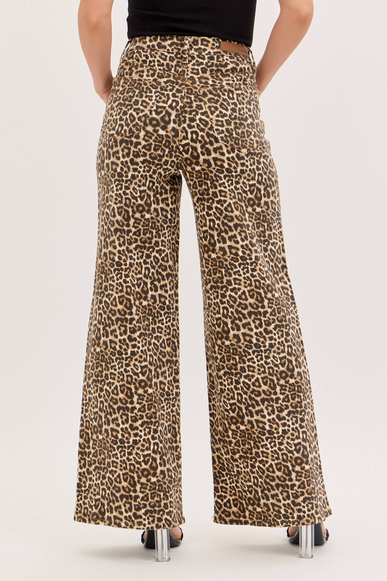 Cello Leopard High Rise Wide Leg - 926 West