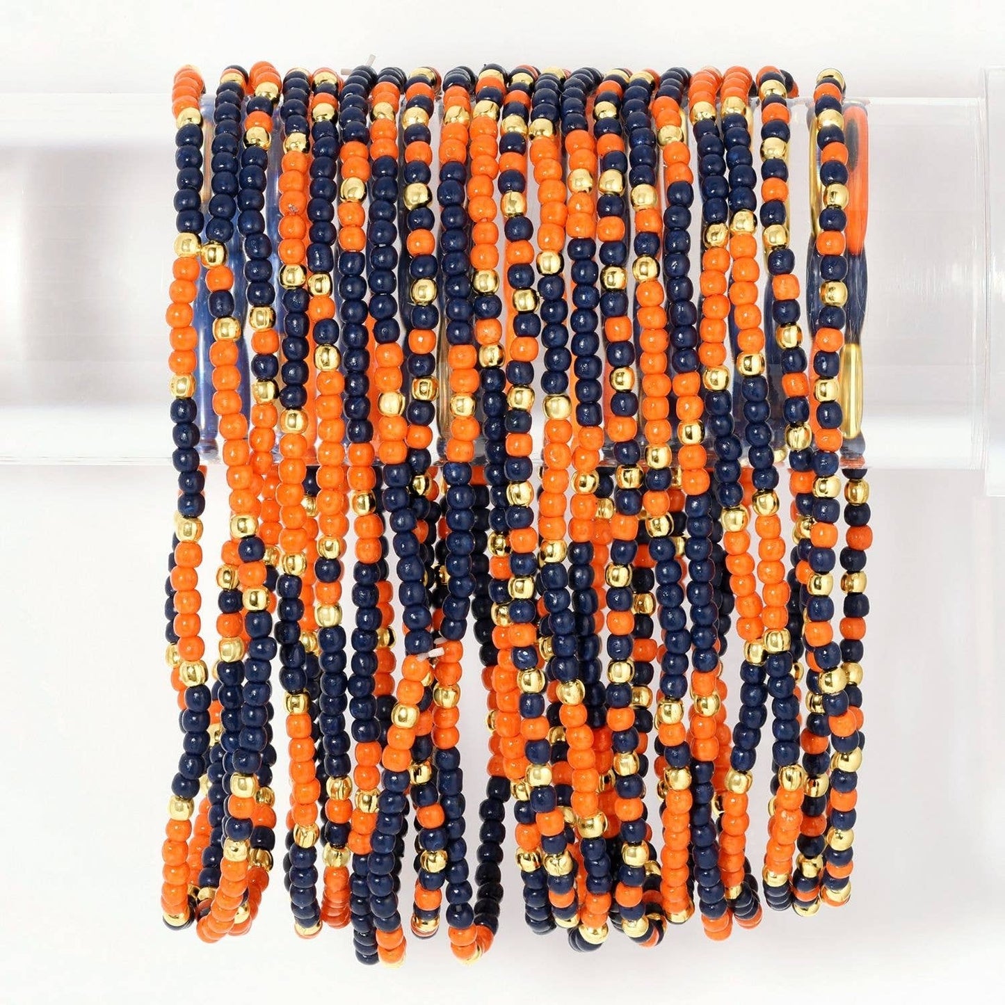 VR -Stretch Seed Bead GAME DAY Bracelets B14 - 926 West