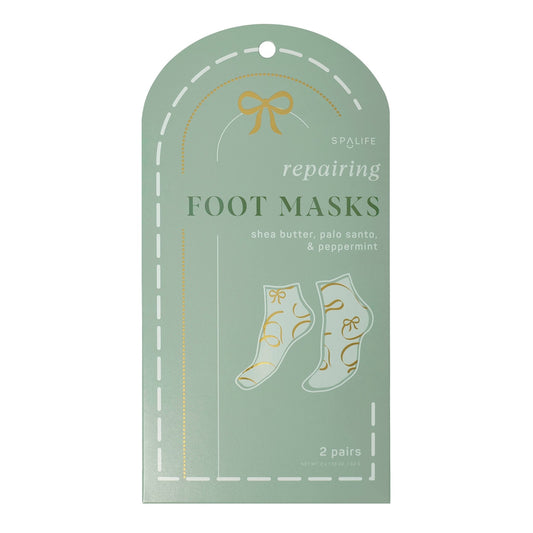 Christmas Holiday Foot Mask with Palo Santo & Peppermint 2ct - 926 West