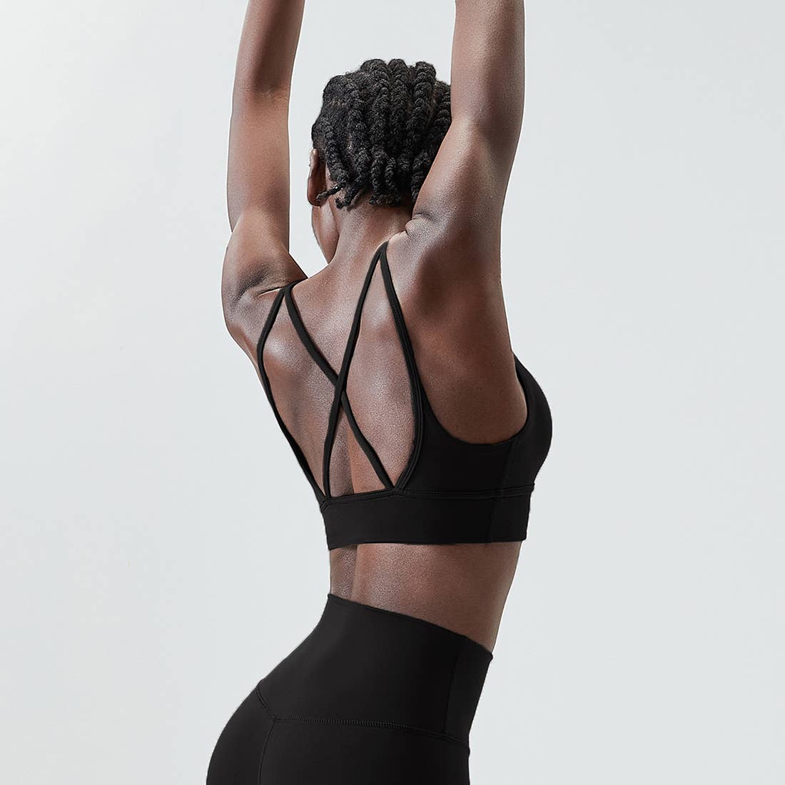 Cross Back High Support Yoga Top Fitness Sport Bra - 926 West