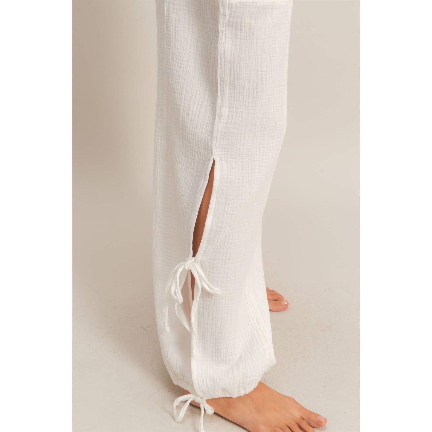 HYFVE - Gauze Drawstring Jogger Pants