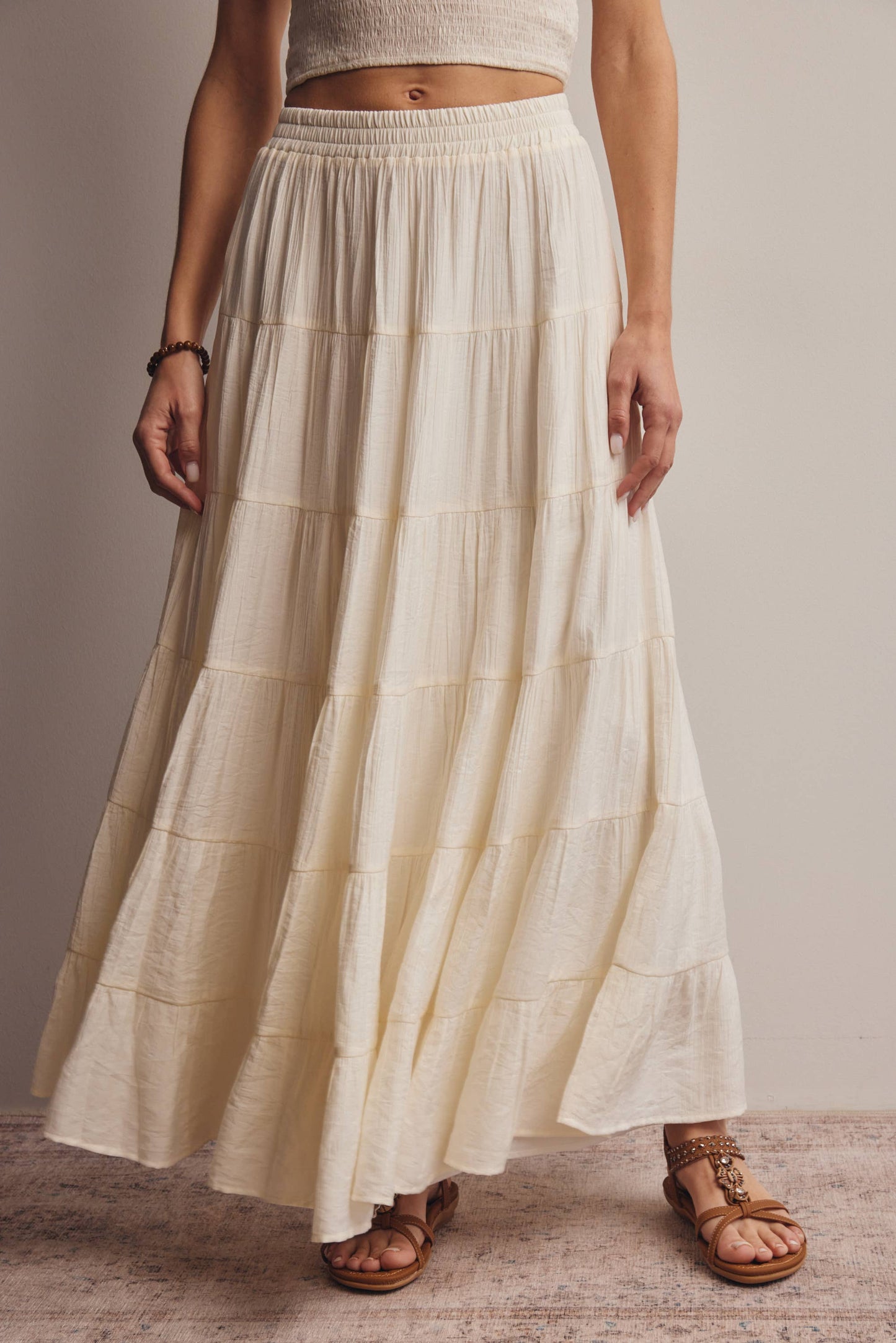 Tiered Maxi Skirt FSK0015