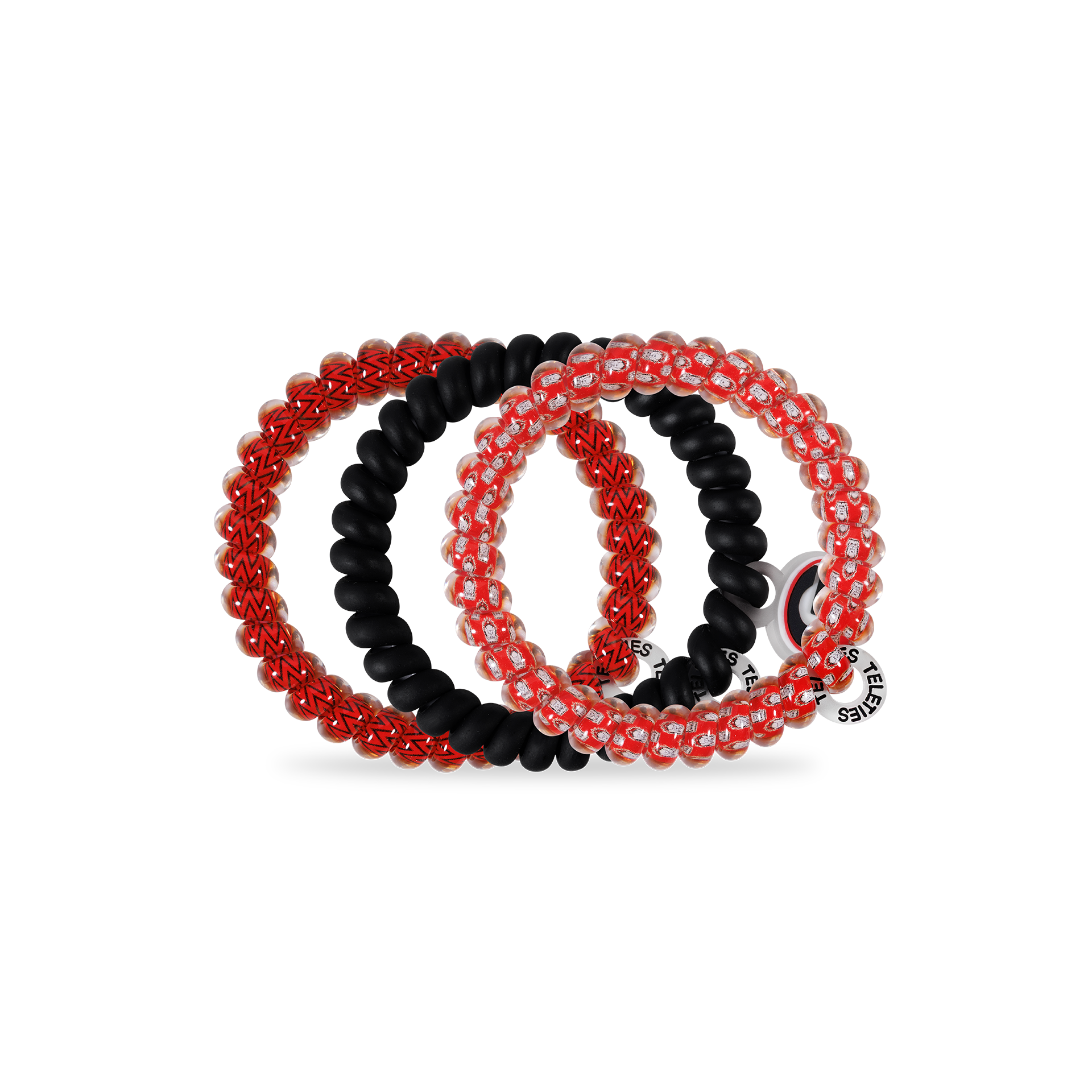 Spiral Hair Coils | Small | Go Dawgs! Hair Ties TELETIES
