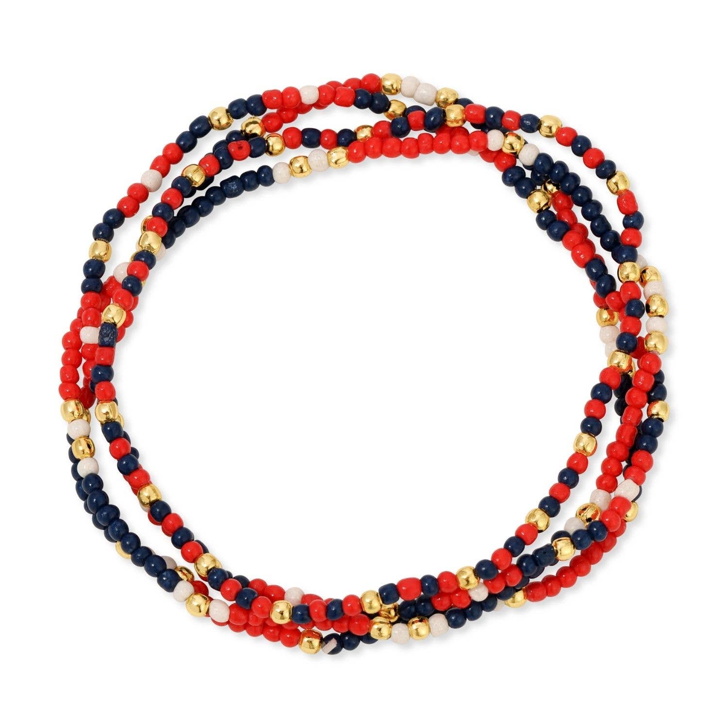 VR -Stretch Seed Bead GAME DAY Bracelets B14 - 926 West