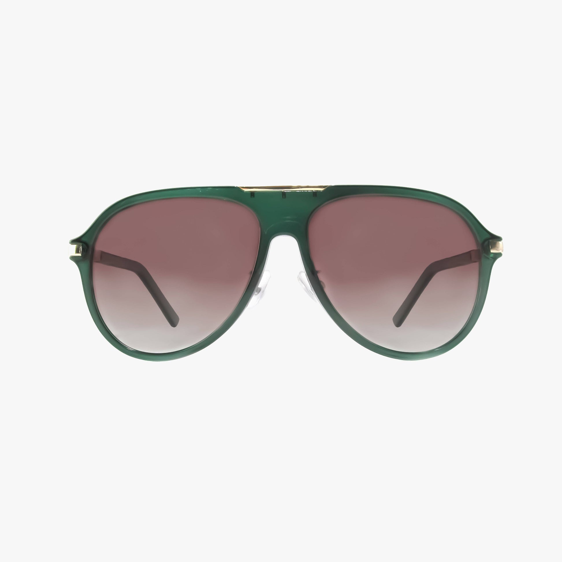 Kohv-AURA EMERALD GREEN Polarized Fashion Aviator Sunglasses - 926 West