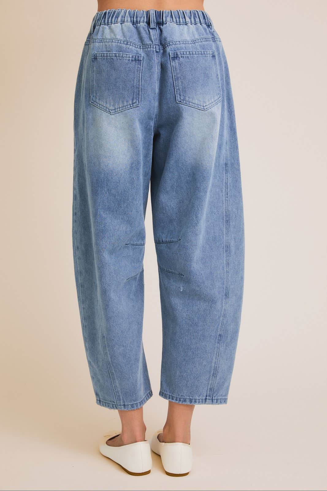DISTRESSED BARREL JEANS 926 WEST
