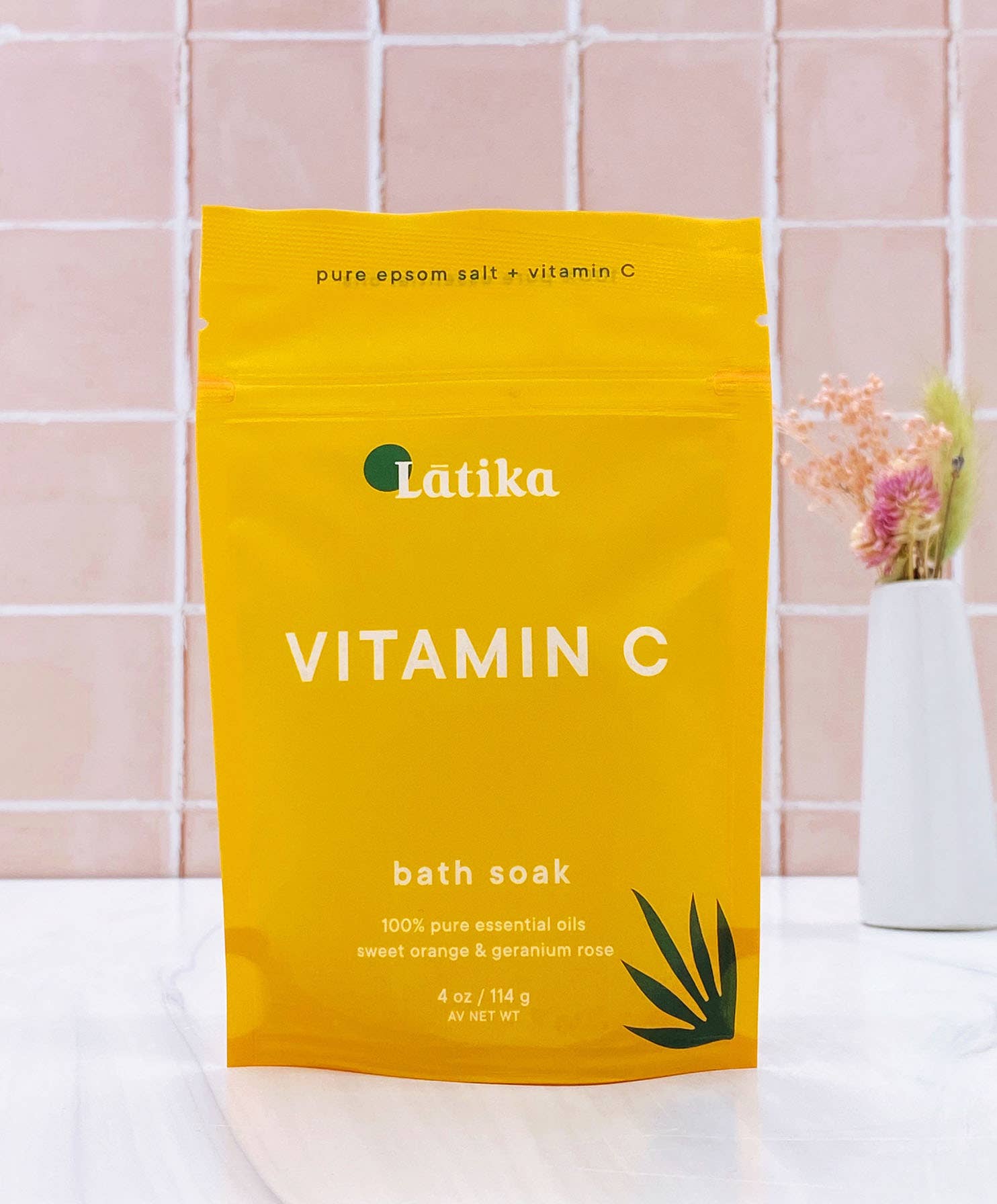 Vitamin C 🟡 Epsom Bath Soak Latika Beauty