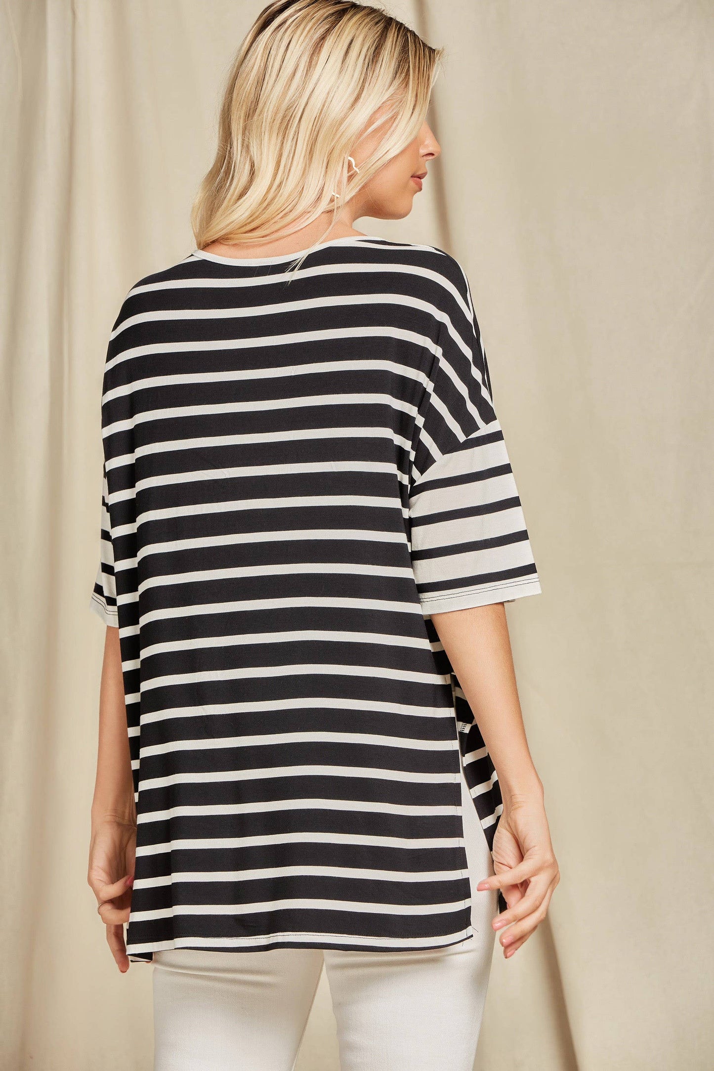 Beeson River - Stripe T Shirt Top