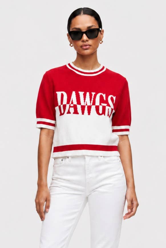 Dawgs Game Day Short Sleeve Sweater - 926 West