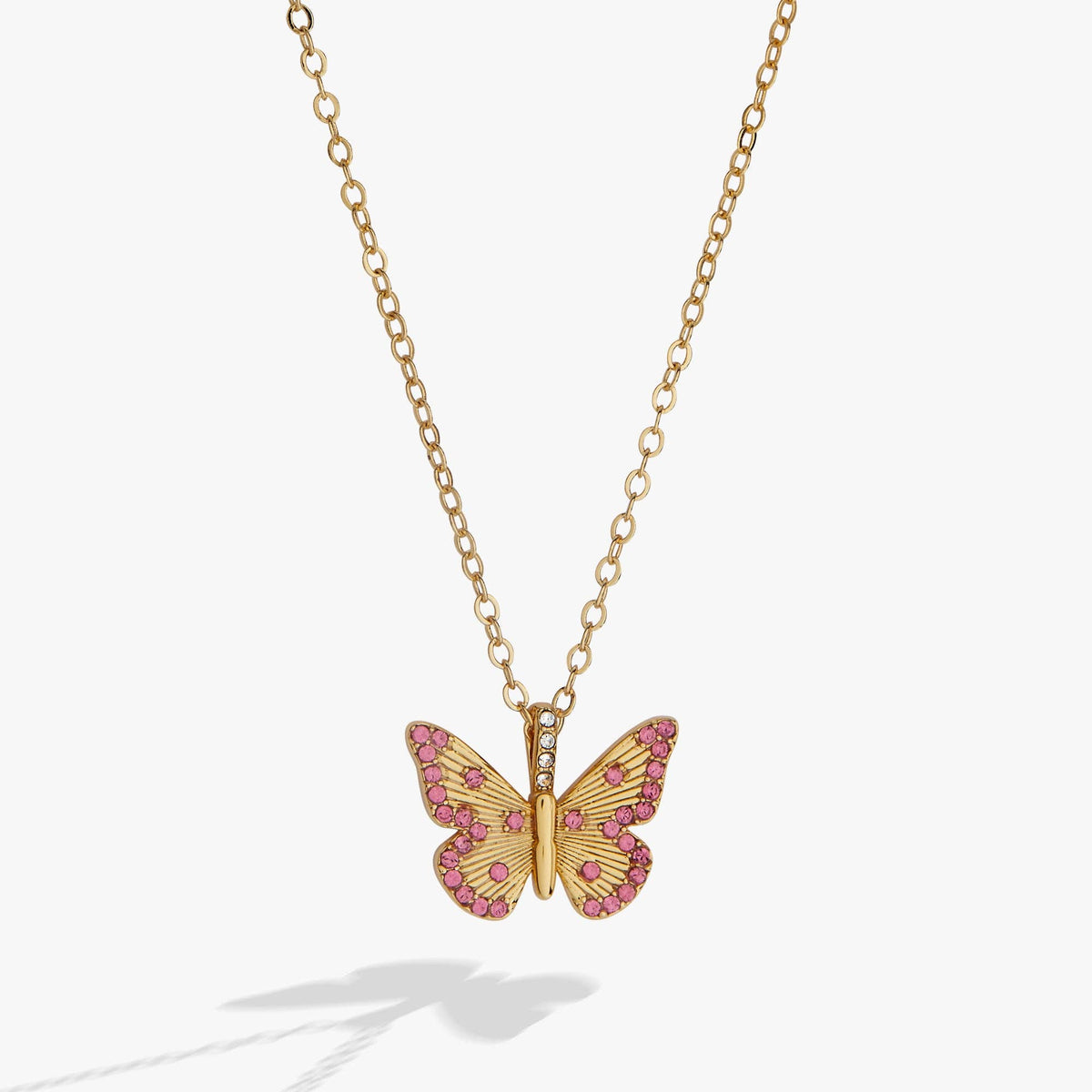 Alex & Ani October 'Serenity' Butterfly Birthstone Pendant