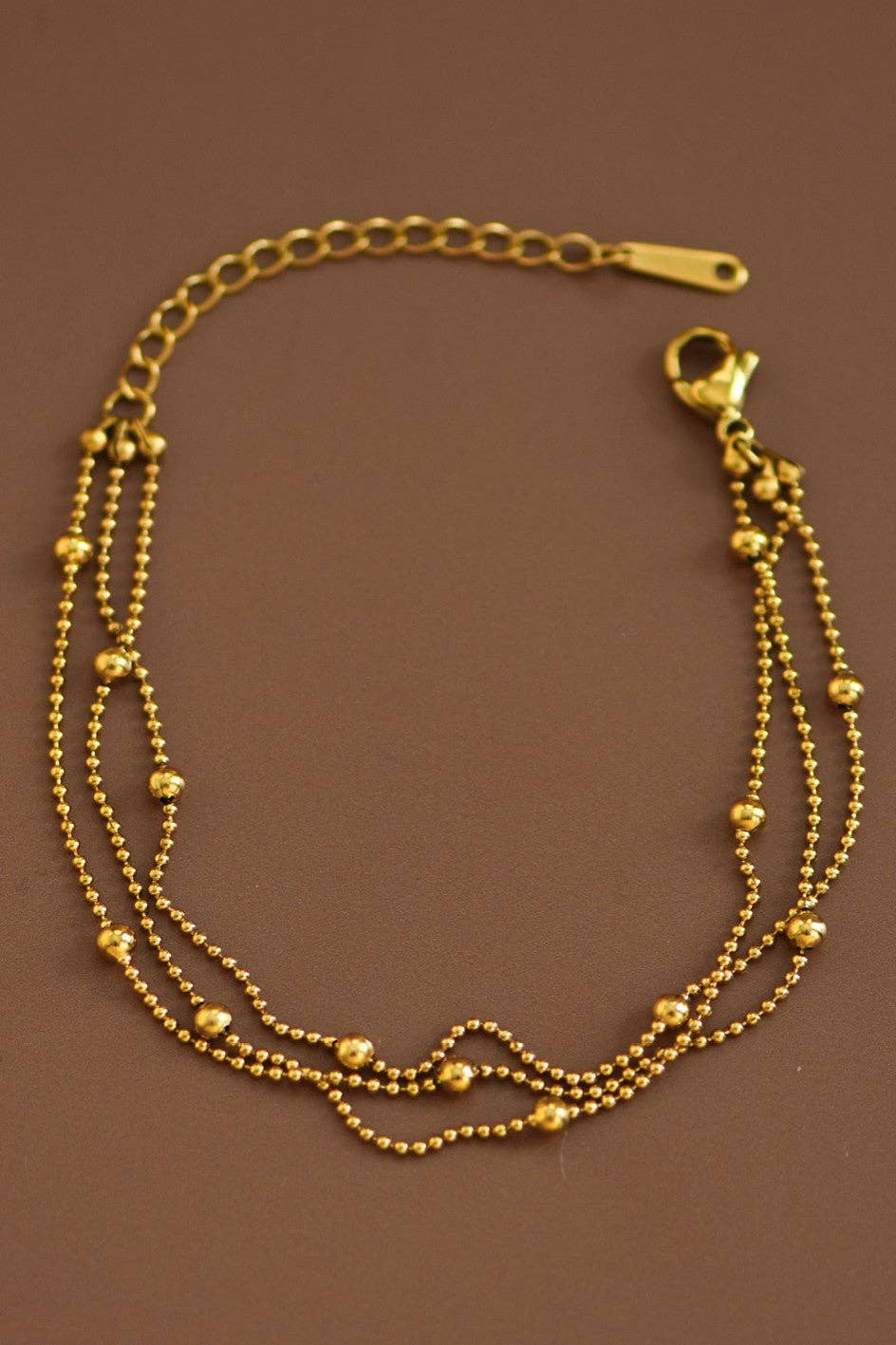 18K Gold Plated Waterproof Stainless Steel Chain Bracelet - 926 West