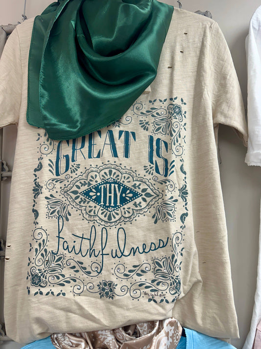 A RARE BIRD - Great is Thy faithfulness Shirt